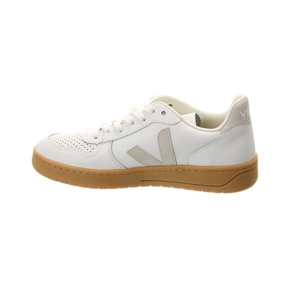 Veja V-10 Leather Sneaker, White - Picture 2 of 5